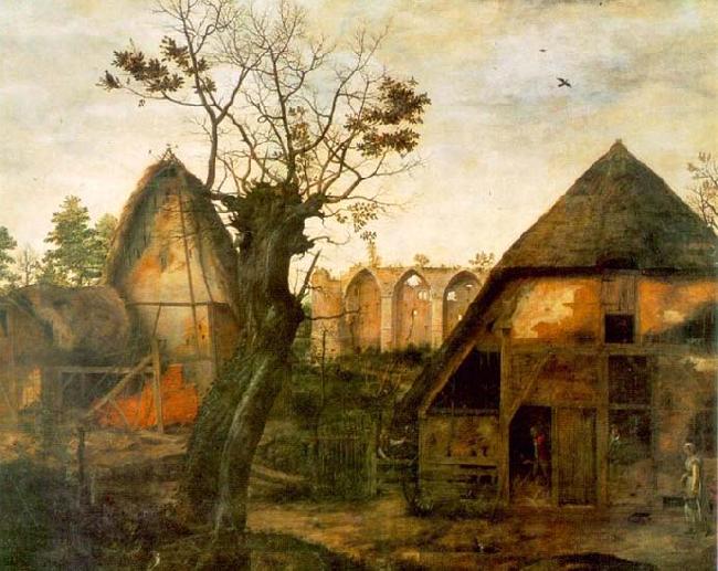 DALEM, Cornelis van Landscape with Farm Spain oil painting art